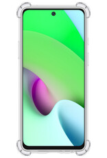 BASEY. Hoes Geschikt voor Xiaomi Redmi 10 2022 Hoesje Shock Proof Case Hoes Siliconen Met 2x Screenprotector - Hoesje Geschikt voor Xiaomi Redmi 10 2022 Hoes Cover Shockproof - Transparant