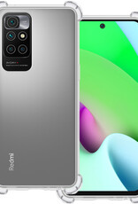 BASEY. Hoes Geschikt voor Xiaomi Redmi 10 2022 Hoesje Shock Proof Case Hoes Siliconen - Hoesje Geschikt voor Xiaomi Redmi 10 2022 Hoes Cover Shockproof - Transparant