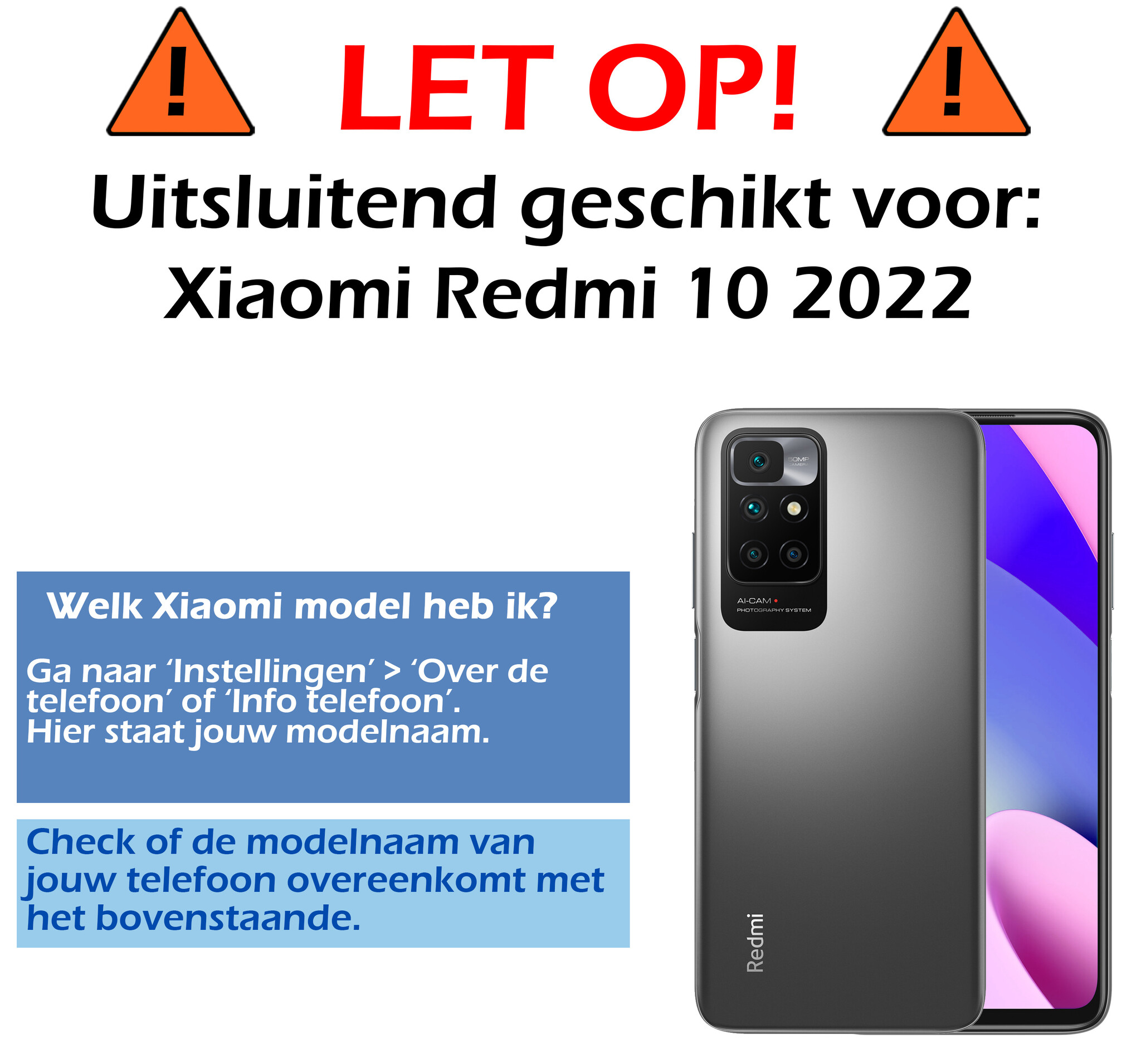 Nomfy Screenprotector Geschikt voor Xiaomi Redmi 10 2022 Screenprotector Bescherm Glas Tempered Glass - Screenprotector Geschikt voor Xiaomi Redmi 10 2022 Screen Protector - 2 PACK