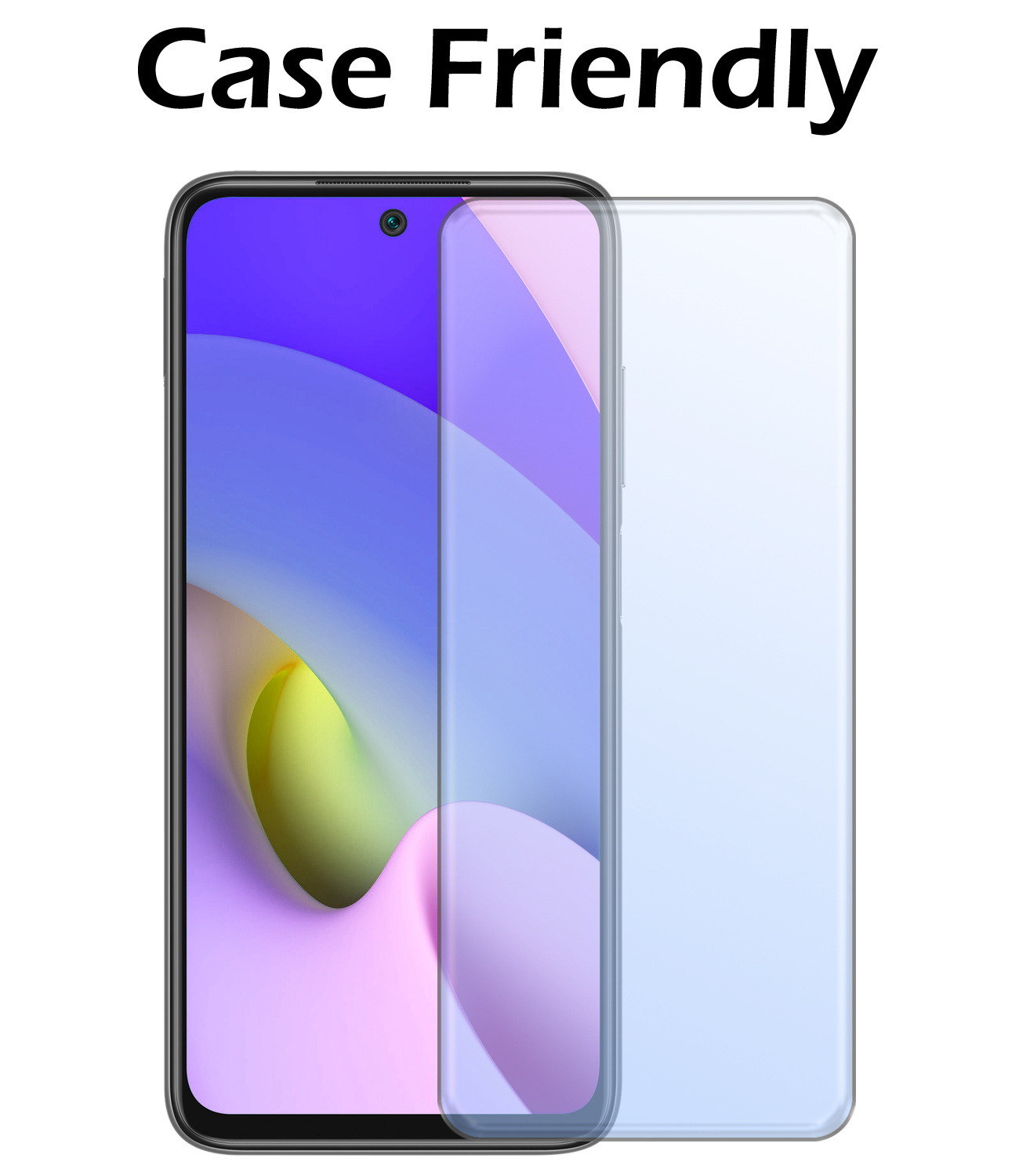 Nomfy Screenprotector Geschikt voor Xiaomi Redmi 10 2022 Screenprotector Bescherm Glas Tempered Glass - Screenprotector Geschikt voor Xiaomi Redmi 10 2022 Screen Protector - 3 PACK