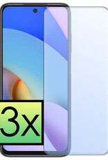 NoXx Screenprotector Geschikt voor Xiaomi Redmi 10 2022 Screenprotector Tempered Glass Gehard Glas Beschermglas - 3x