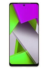 Nomfy Hoesje Geschikt voor Poco M4 Pro 4G Hoesje Siliconen Cover Case - Hoes Geschikt voor Xiaomi Poco M4 Pro 4G Hoes Back Case - Wit