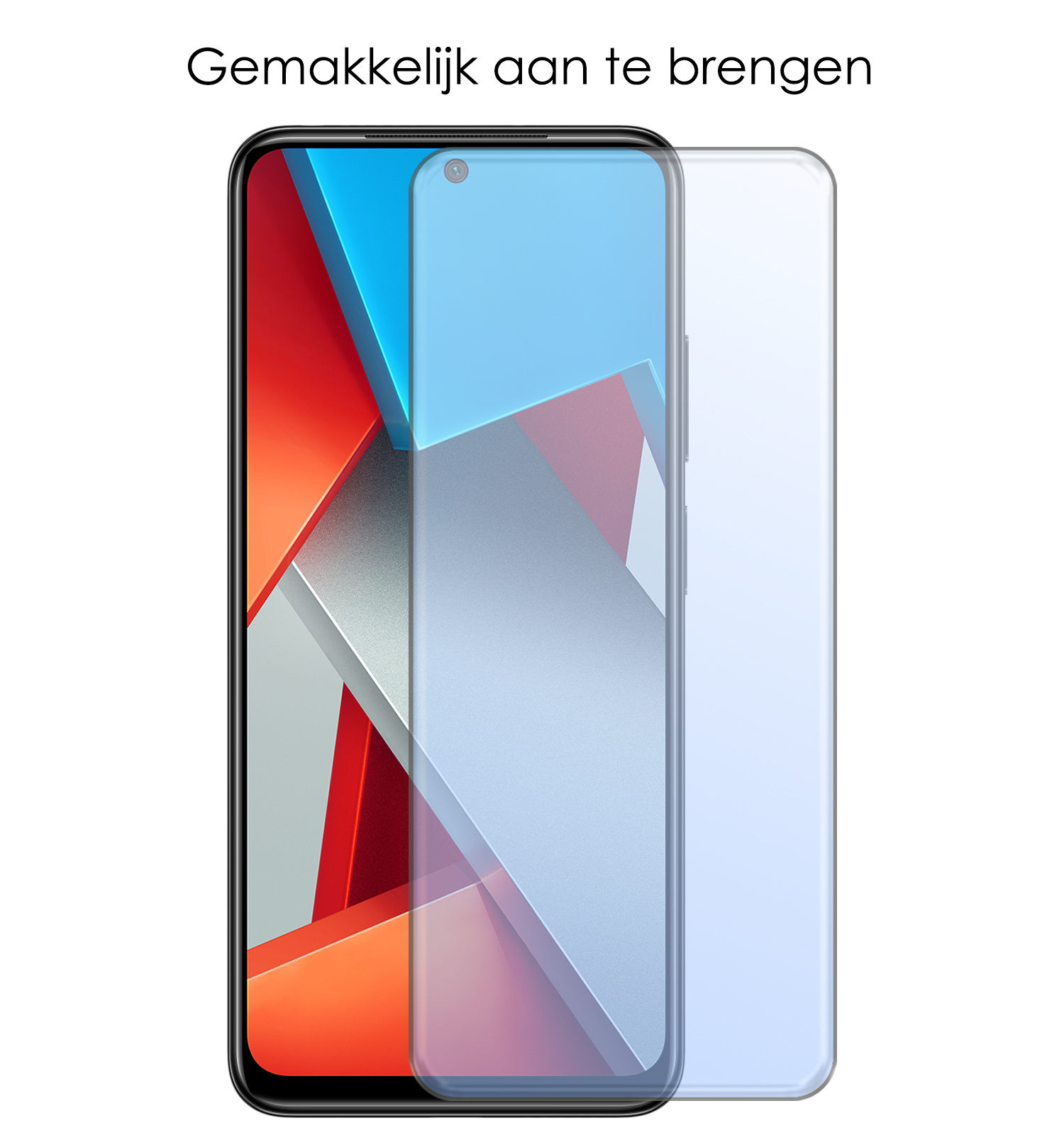 NoXx Xiaomi Poco M4 Pro 4G Hoesje Back Cover Siliconen Case Hoes Met 2x Screenprotector - Rood