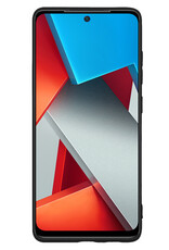 NoXx Xiaomi Poco M4 Pro 4G Hoesje Back Cover Siliconen Case Hoes - Zwart - 2x