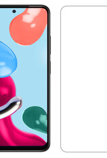 Nomfy Hoesje Geschikt voor Xiaomi Redmi Note 11s Hoesje Siliconen Cover Case Met Screenprotector - Hoes Geschikt voor Xiaomi Redmi Note 11s Hoes Back Case - Geel