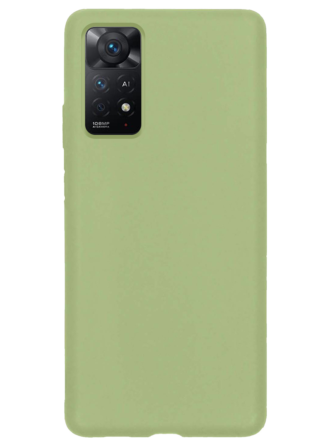 NoXx Hoes Geschikt voor Xiaomi Redmi Note 11s Hoesje Cover Siliconen Back Case Hoes - Groen - 2x
