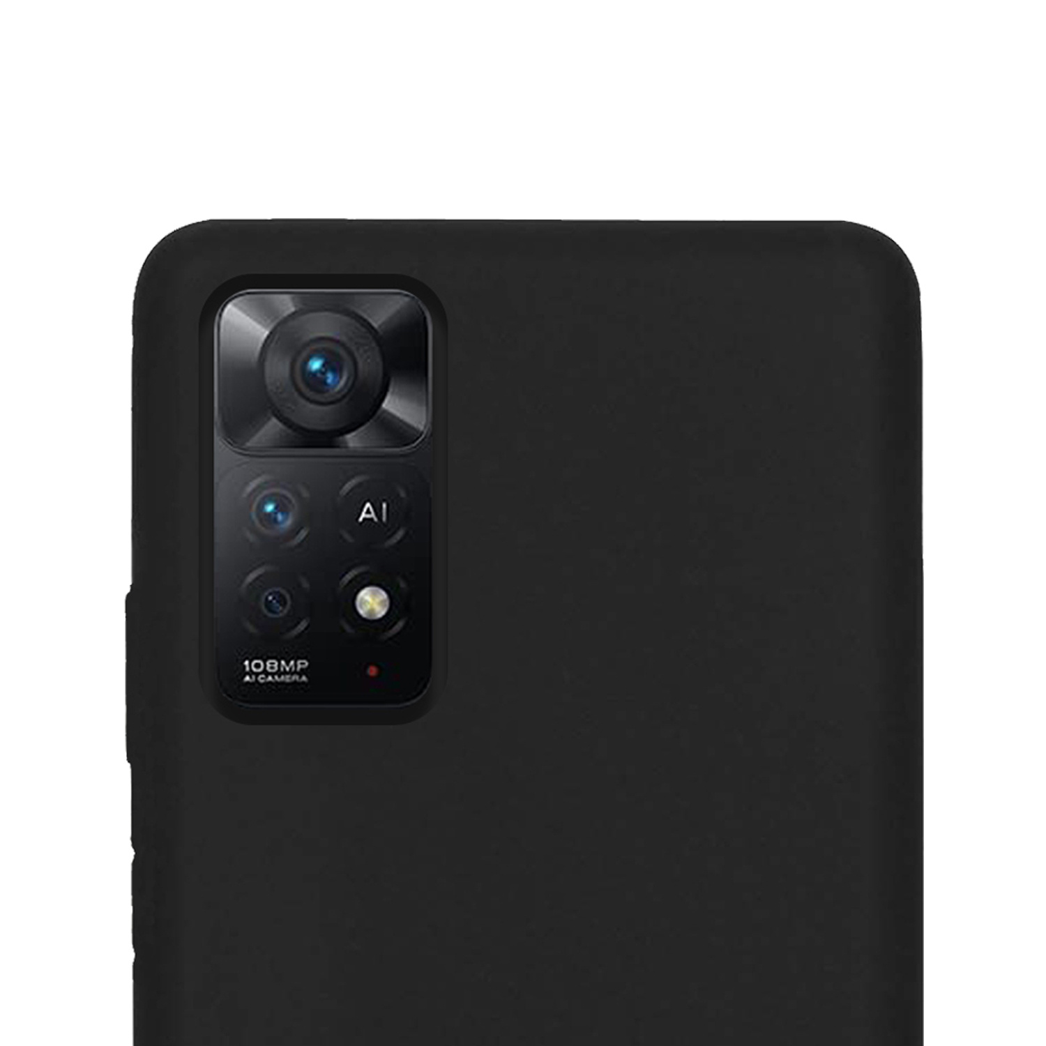 NoXx Hoes Geschikt voor Xiaomi Redmi Note 11s Hoesje Cover Siliconen Back Case Hoes - Zwart