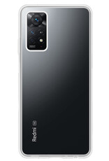 NoXx Hoes Geschikt voor Xiaomi Redmi Note 11s Hoesje Cover Siliconen Back Case Hoes - Transparant