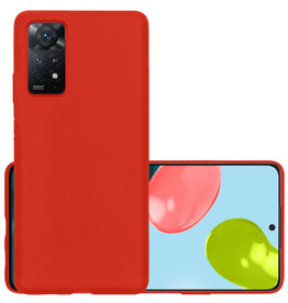 NoXx NoXx Xiaomi Redmi Note 11s Hoesje Siliconen - Rood