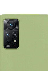 NoXx Hoes Geschikt voor Xiaomi Redmi Note 11s Hoesje Cover Siliconen Back Case Hoes - Groen