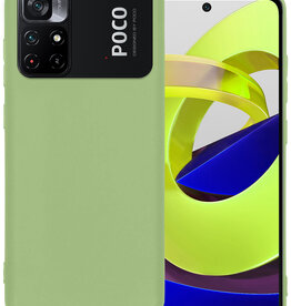 BASEY. BASEY. Xiaomi Poco M4 Pro 5G Hoesje Siliconen - Groen