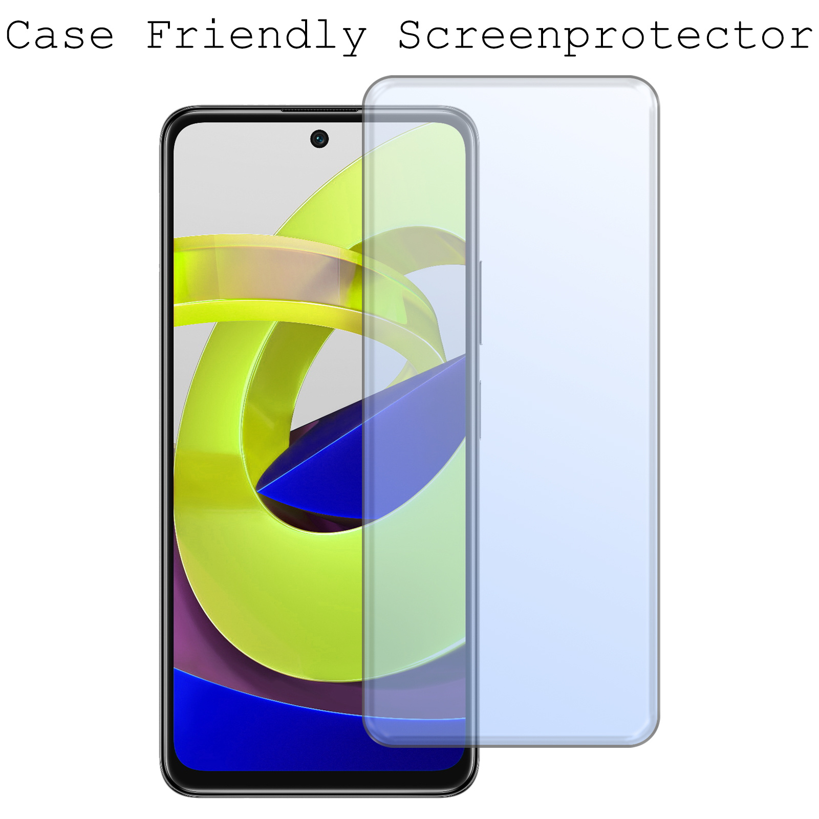 BASEY. Screenprotector Geschikt voor Xiaomi Poco M4 Pro 5G Screenprotector Tempered Glass - Screenprotector Geschikt voor Xiaomi Poco M4 Pro 5G Beschermglas Screen Protector Glas - 2 Stuks