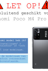 BASEY. Hoes Geschikt voor Xiaomi Poco M4 Pro 5G Hoesje Siliconen Back Cover Case Met 2x Screenprotector - Hoesje Geschikt voor Xiaomi Poco M4 Pro 5G Hoes Cover Hoesje - Lila