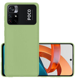 NoXx NoXx Xiaomi Poco M4 Pro 5G Hoesje Siliconen - Groen