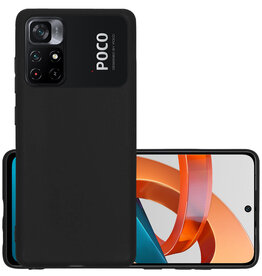 NoXx NoXx Xiaomi Poco M4 Pro 5G Hoesje Siliconen - Zwart