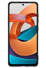 NoXx Hoes Geschikt voor Xiaomi Poco M4 Pro 5G Hoesje Cover Siliconen Back Case Hoes - Zwart