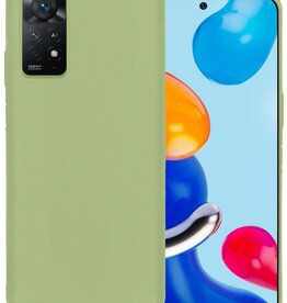 BASEY. BASEY. Xiaomi Redmi Note 11s Hoesje Siliconen - Groen