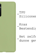 BASEY. Hoes Geschikt voor Xiaomi Redmi Note 11s Hoesje Siliconen Back Cover Case - Hoesje Geschikt voor Xiaomi Redmi Note 11s Hoes Cover Hoesje - Groen