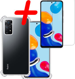BASEY. BASEY. Xiaomi Redmi Note 11s Hoesje Shockproof Met Screenprotector