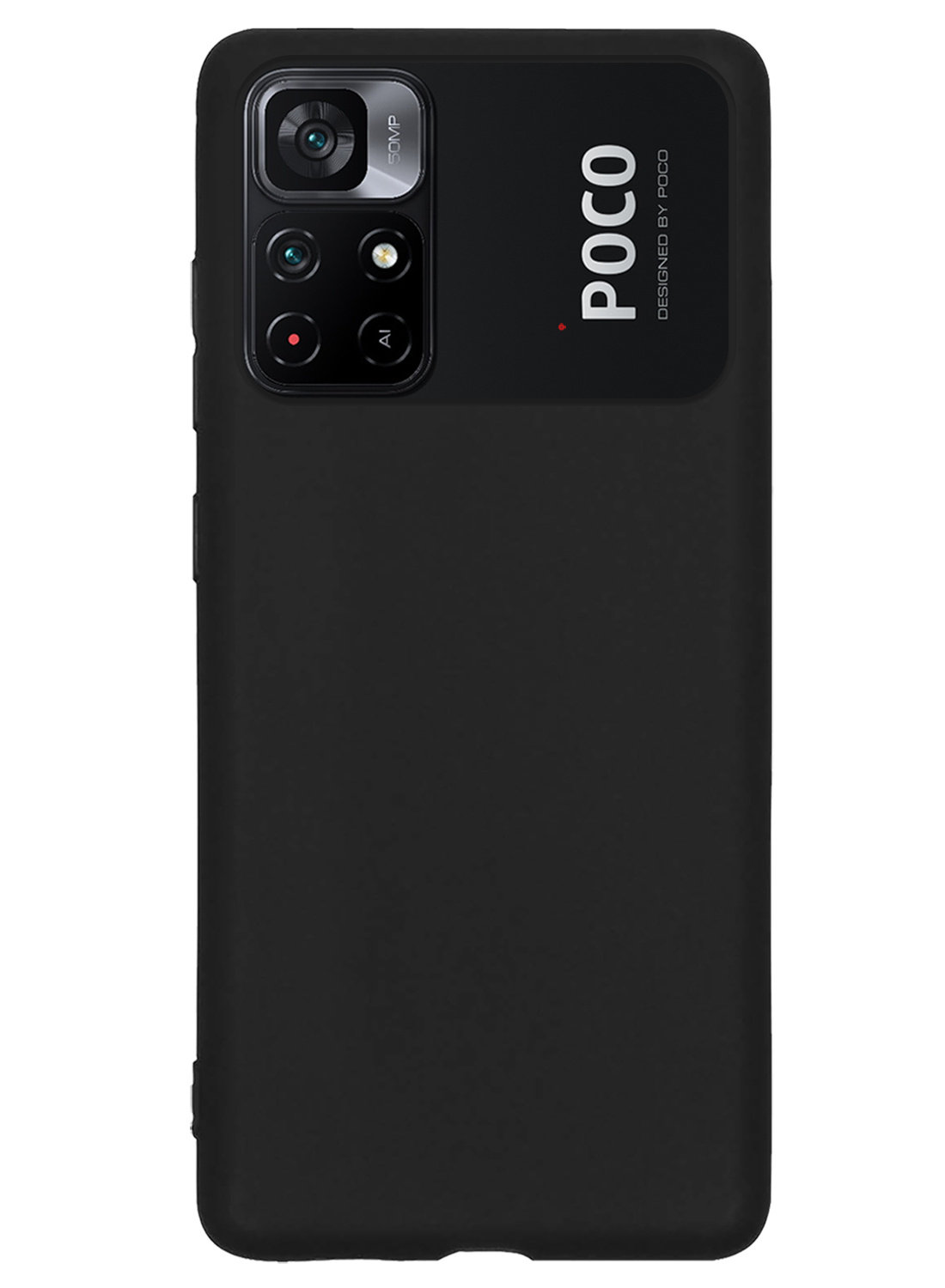 NoXx Hoes Geschikt voor Xiaomi Poco M4 Pro 5G Hoesje Cover Siliconen Back Case Hoes Met 2x Screenprotector - Zwart