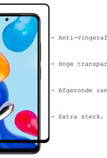 BASEY. Screenprotector Geschikt voor Xiaomi Redmi Note 11s Screenprotector Beschermglas Full Cover - Screenprotector Geschikt voor Xiaomi Redmi Note 11s Screen Protector Full Cover - 3 Stuks