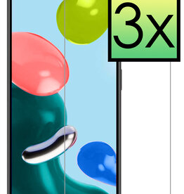 NoXx NoXx Xiaomi Redmi Note 11s Screenprotector Glas - 3 PACK