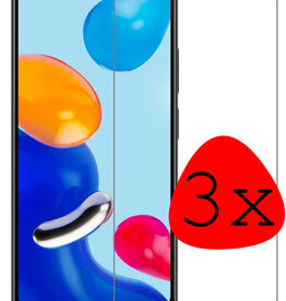 BASEY. BASEY. Xiaomi Redmi Note 11s Screenprotector Glas - 3 PACK