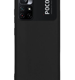 Nomfy Nomfy Xiaomi Poco M4 Pro 5G Hoesje Siliconen - Zwart