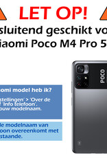 Nomfy Hoesje Geschikt voor Xiaomi Poco M4 Pro 5G Hoesje Siliconen Cover Case - Hoes Geschikt voor Xiaomi Poco M4 Pro 5G Hoes Back Case - 2-PACK - Wit