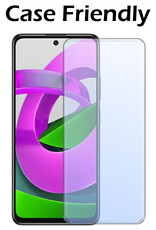 Nomfy Hoesje Geschikt voor Xiaomi Poco M4 Pro 5G Hoesje Siliconen Cover Case Met Screenprotector - Hoes Geschikt voor Xiaomi Poco M4 Pro 5G Hoes Back Case - Wit