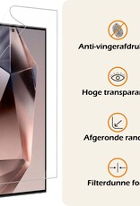 Nomfy Screenprotector Folie Geschikt voor Samsung S24 Ultra Screenprotector Bescherm Folie Screen Protector Folie Telefoon - 2 PACK
