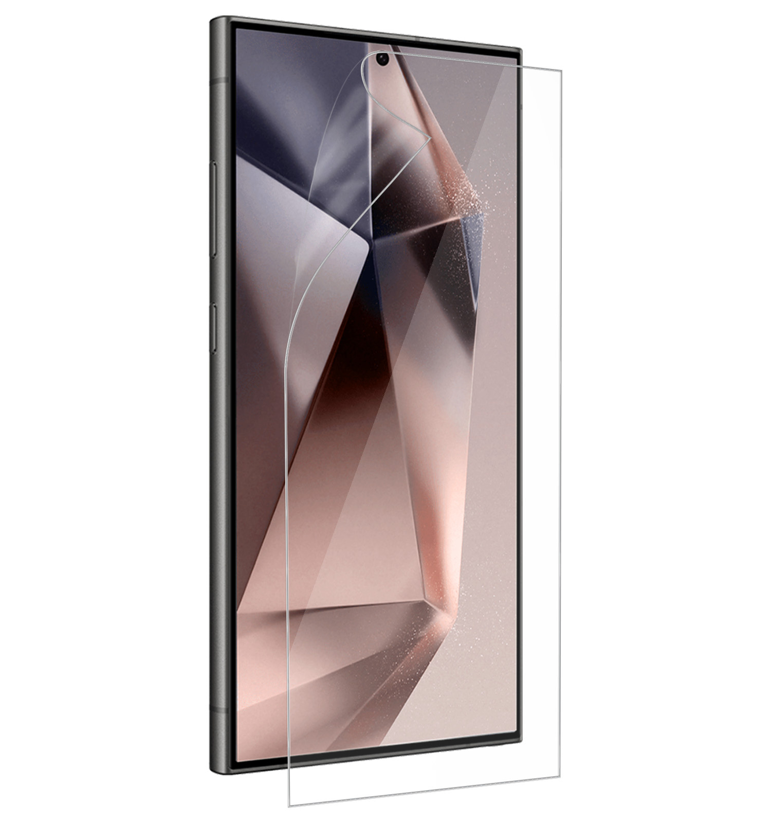 Nomfy Screenprotector Folie Geschikt voor Samsung S24 Ultra Screenprotector Bescherm Folie Screen Protector Folie Telefoon