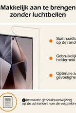 Nomfy Screenprotector Folie Geschikt voor Samsung S24 Ultra Screenprotector Bescherm Folie Screen Protector Folie Telefoon