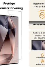 Nomfy Screenprotector Folie Geschikt voor Samsung S24 Ultra Screenprotector Bescherm Folie Screen Protector Folie Telefoon