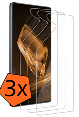 Nomfy Screenprotector Folie Geschikt voor OnePlus 12R Screenprotector Bescherm Folie Screen Protector Folie Telefoon - 3 PACK