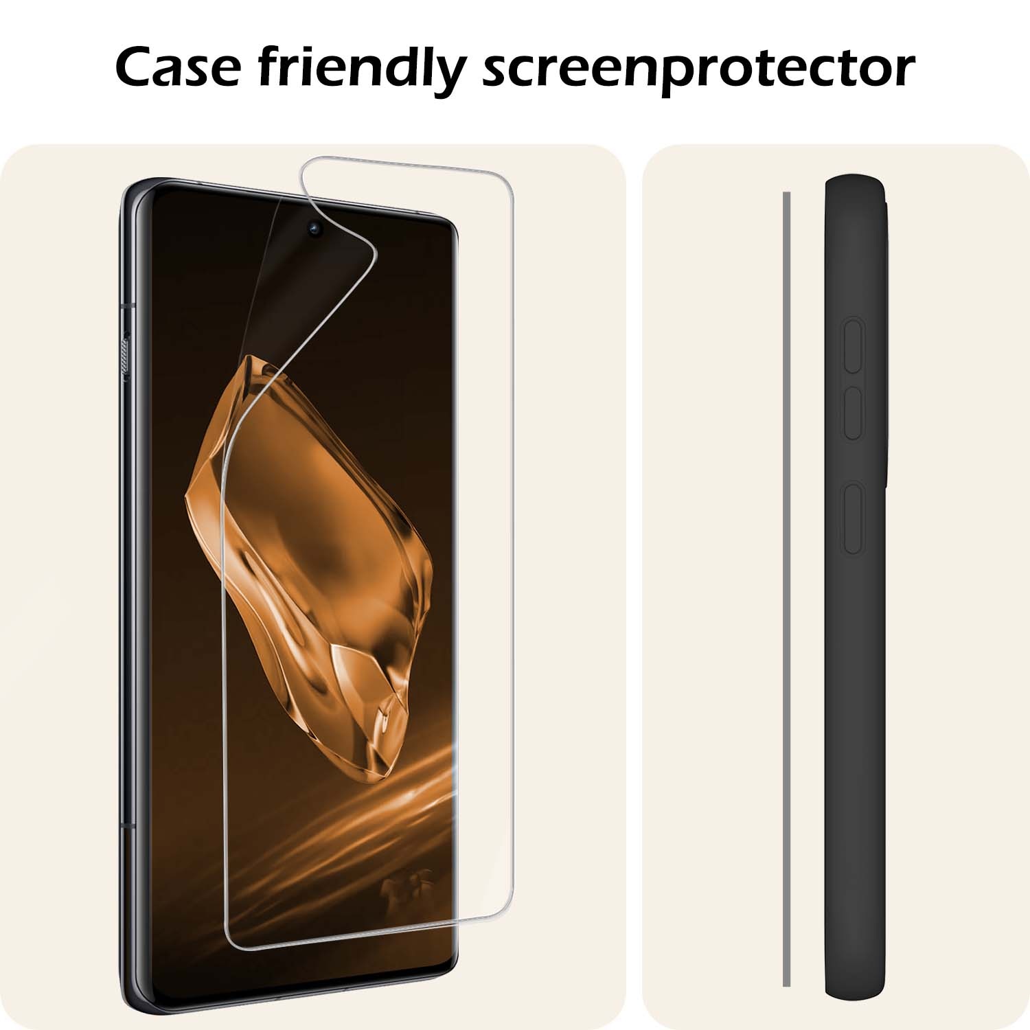 Nomfy Screenprotector Folie Geschikt voor OnePlus 12R Screenprotector Bescherm Folie Screen Protector Folie Telefoon - 3 PACK