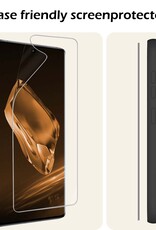 Nomfy Screenprotector Folie Geschikt voor OnePlus 12R Screenprotector Bescherm Folie Screen Protector Folie Telefoon - 2 PACK