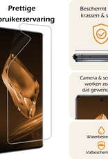 Nomfy Screenprotector Folie Geschikt voor OnePlus 12 Screenprotector Bescherm Folie Screen Protector Folie Telefoon - 2 PACK