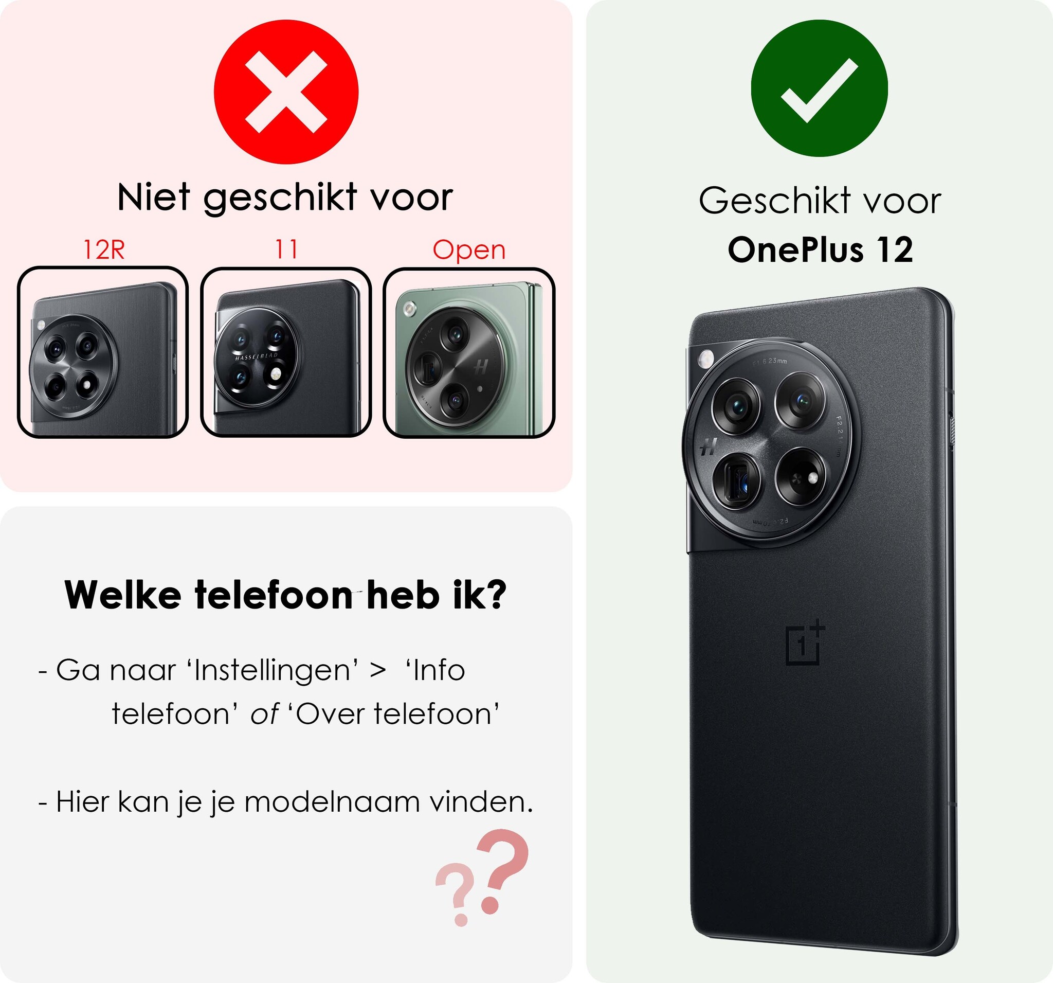 NoXx Screenprotector Folie Geschikt voor OnePlus 12 Screenprotector Bescherm Folie - Screenprotector Folie Geschikt voor OnePlus 12 Screenprotector Telefoon Folie