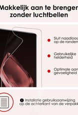 NoXx Screenprotector Folie Geschikt voor OnePlus 12R Screenprotector Bescherm Folie - Screenprotector Folie Geschikt voor OnePlus 12R Screenprotector Telefoon Folie - 3x