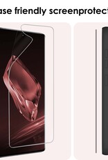 NoXx Screenprotector Folie Geschikt voor OnePlus 12R Screenprotector Bescherm Folie - Screenprotector Folie Geschikt voor OnePlus 12R Screenprotector Telefoon Folie - 3x