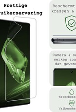 BASEY. Screenprotector Folie Geschikt voor OnePlus 12R Screenprotector Bescherm Folie Soft TPU - Screenprotector Folie Geschikt voor OnePlus 12R Screen Protector Screen Cover - 2 Stuks