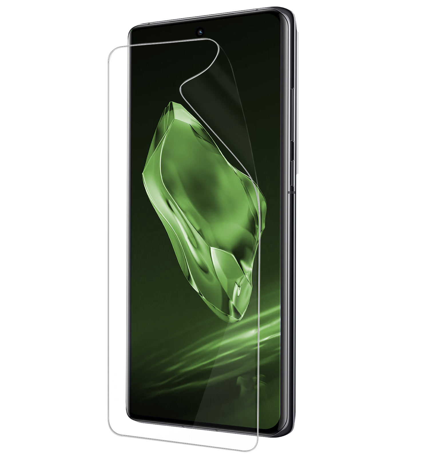 BASEY. Screenprotector Folie Geschikt voor OnePlus 12R Screenprotector Bescherm Folie Soft TPU - Screenprotector Folie Geschikt voor OnePlus 12R Screen Protector Screen Cover