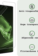 BASEY. Screenprotector Folie Geschikt voor OnePlus 12 Screenprotector Bescherm Folie Soft TPU - Screenprotector Folie Geschikt voor OnePlus 12 Screen Protector Screen Cover - 2 Stuks