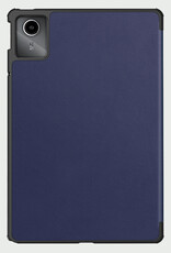 BASEY. Hoesje Geschikt voor Lenovo Tab M11 Hoes Case Tablet Hoesje Tri-fold - Hoes Geschikt voor Lenovo Tab M11 (11 inch) Hoesje Hard Cover Bookcase Hoes - Donkerblauw