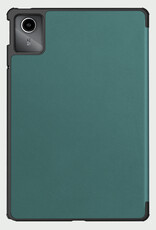 BASEY. Hoesje Geschikt voor Lenovo Tab M11 Hoes Case Tablet Hoesje Tri-fold - Hoes Geschikt voor Lenovo Tab M11 (11 inch) Hoesje Hard Cover Bookcase Hoes - Donkergroen