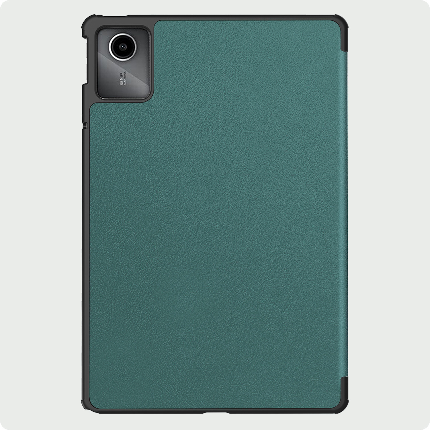 BASEY. Hoesje Geschikt voor Lenovo Tab M11 Hoes Case Tablet Hoesje Tri-fold - Hoes Geschikt voor Lenovo Tab M11 (11 inch) Hoesje Hard Cover Bookcase Hoes - Donkergroen