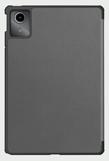 BASEY. Hoesje Geschikt voor Lenovo Tab M11 Hoes Case Tablet Hoesje Tri-fold - Hoes Geschikt voor Lenovo Tab M11 (11 inch) Hoesje Hard Cover Bookcase Hoes - Grijs