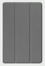 BASEY. Hoesje Geschikt voor Lenovo Tab M11 Hoes Case Tablet Hoesje Tri-fold - Hoes Geschikt voor Lenovo Tab M11 (11 inch) Hoesje Hard Cover Bookcase Hoes - Grijs