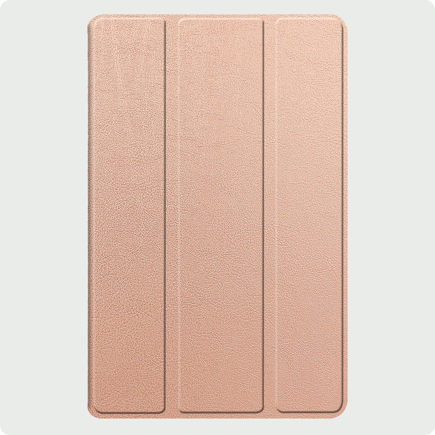 BASEY. Hoesje Geschikt voor Lenovo Tab M11 Hoes Case Tablet Hoesje Tri-fold - Hoes Geschikt voor Lenovo Tab M11 (11 inch) Hoesje Hard Cover Bookcase Hoes - Rosé goud